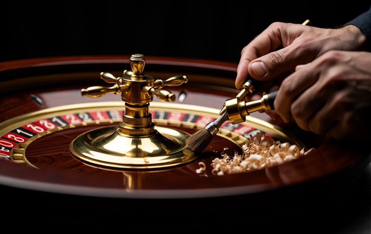 Atelier de fabrication Roulette Rouge