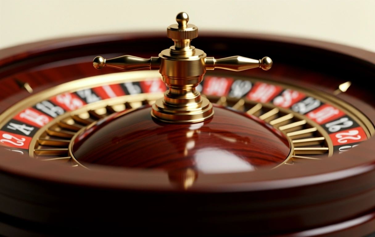 Roulette de précision en acajou