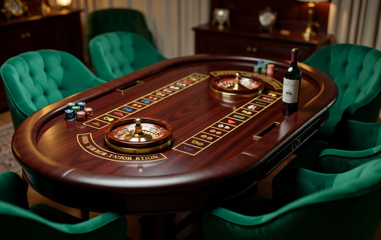 Ambiance de salle de jeu privée