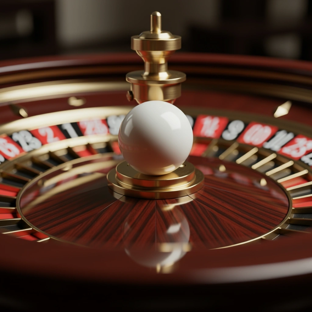 Détail d'un cylindre de roulette haut de gamme