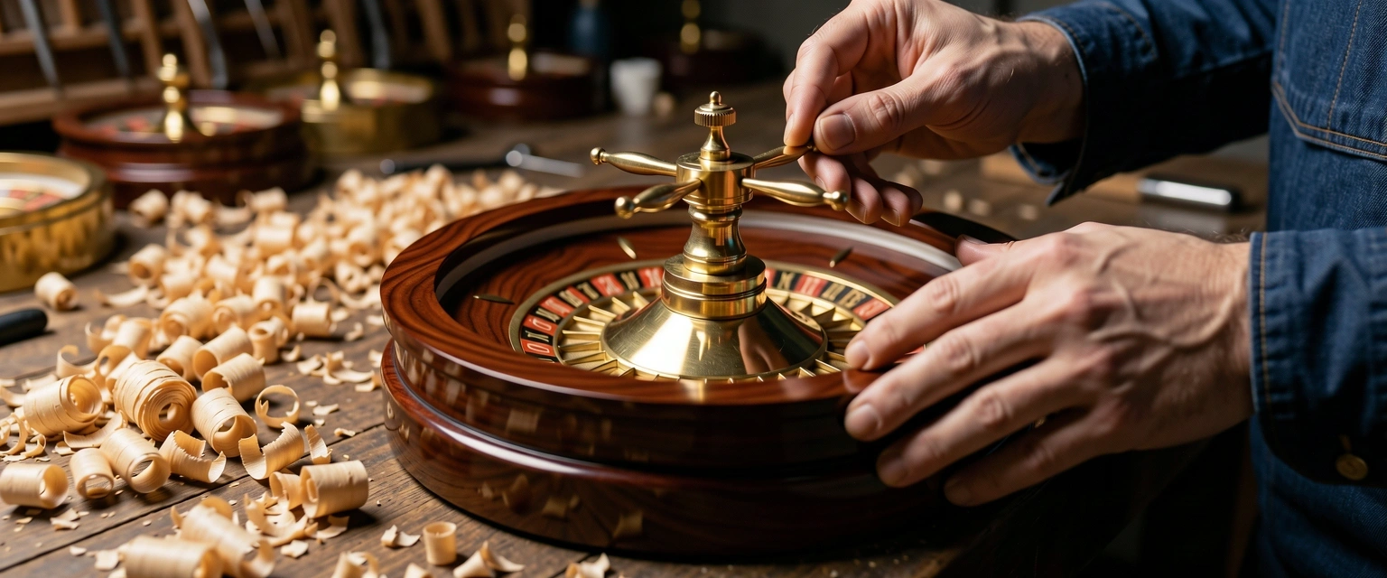 Artisanat et précision Roulette rouge