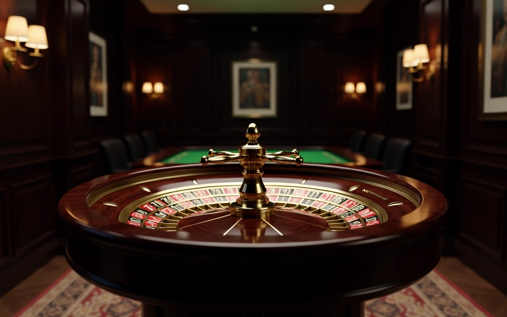 Atmosphère salon de jeu privé